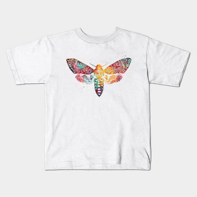 Moth Kids T-Shirt by erzebeth